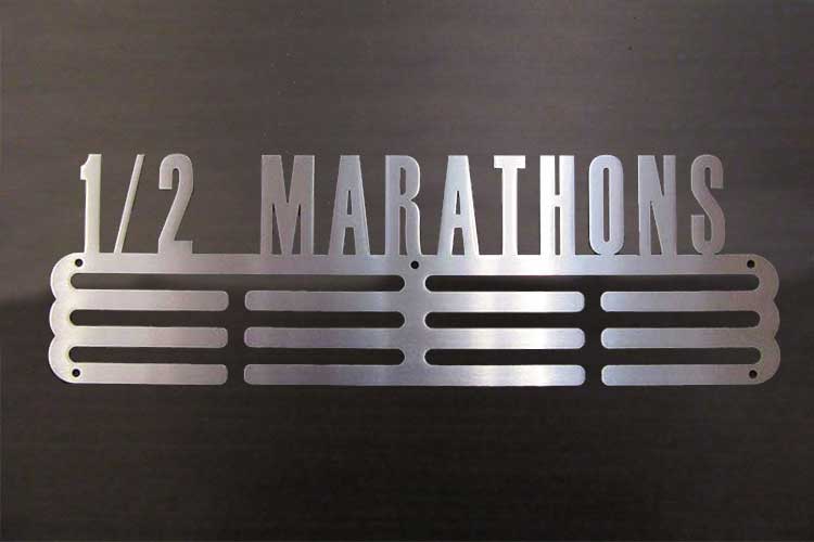 Half marathons stainless steel medal hanger