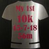 My first 10k stainless steel single medal hanger